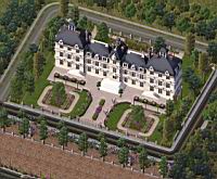 Chateau de Cheverny (vue aerienne)